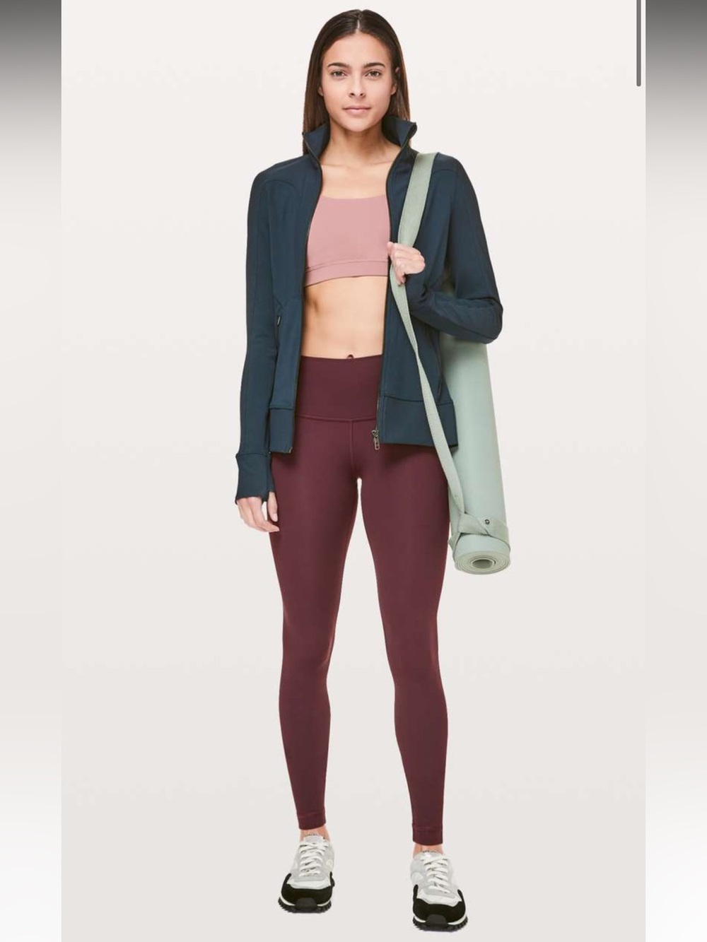 139. Lululemon Wunder Under High-Rise Tight *Brushed 28" Dark Adobe 10